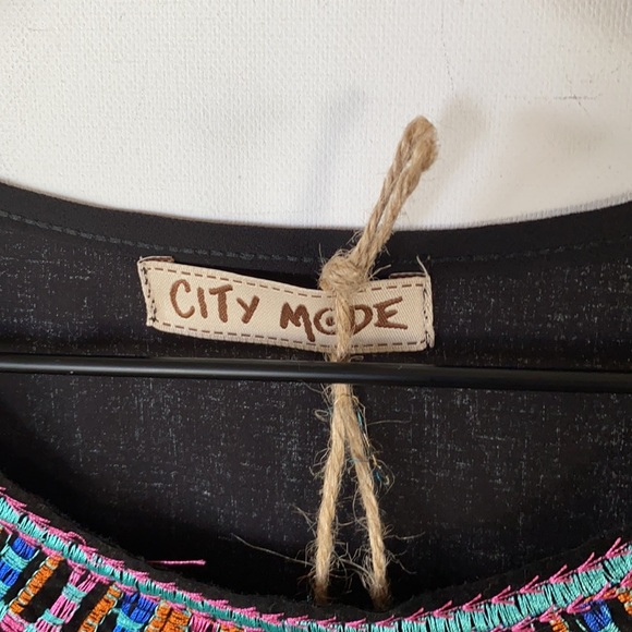 City Mode Aztec printed kimono, NWT, Size M - Picture 2 of 9